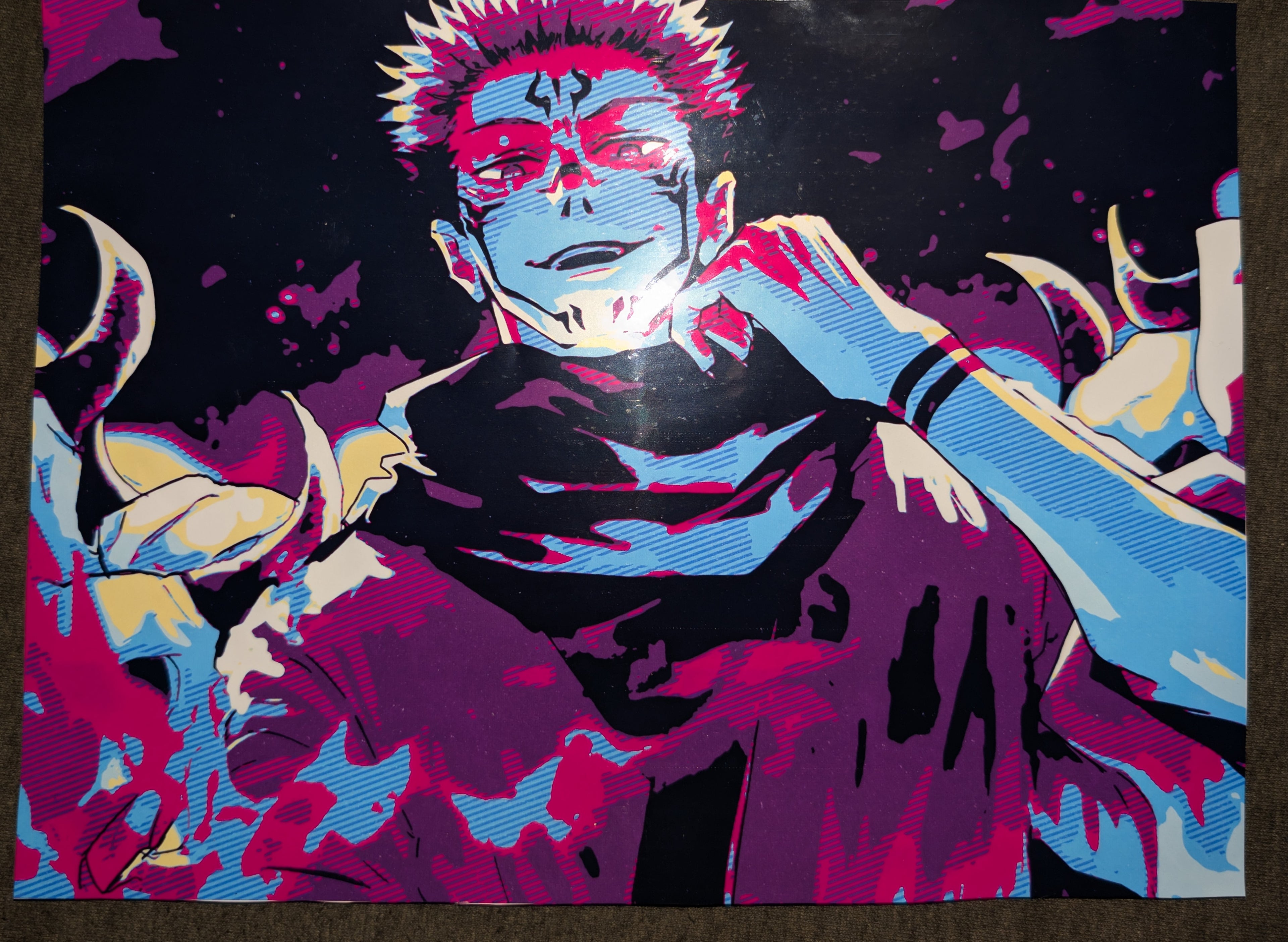 Ryomen Sukuna - Jujutsu Kaisen - JJK - Vinyl Anime Wall Art