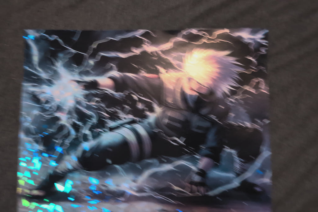 Kakashi Hatake - Naruto - Holographic Vinyl Anime Wall Art