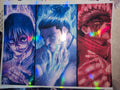 Mahito Todo Itadori - Jujutsu Kaisen - Holographic vinyl wall art